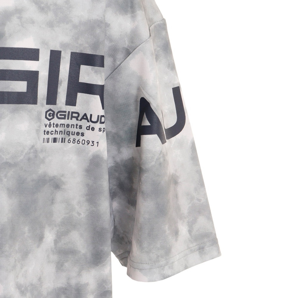 ジローム（GIRAUDM）（メンズ）半袖Tシャツ メンズ プリントメッシュTシャツ CT2S3334-TR863-DGSD GRY