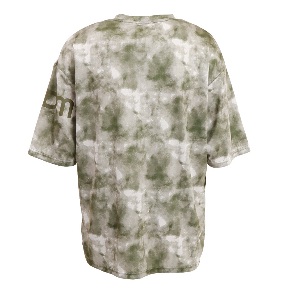 ジローム（GIRAUDM）（メンズ）半袖Tシャツ メンズ プリントメッシュTシャツ CT2S3334-TR863-DGSD OLIVE