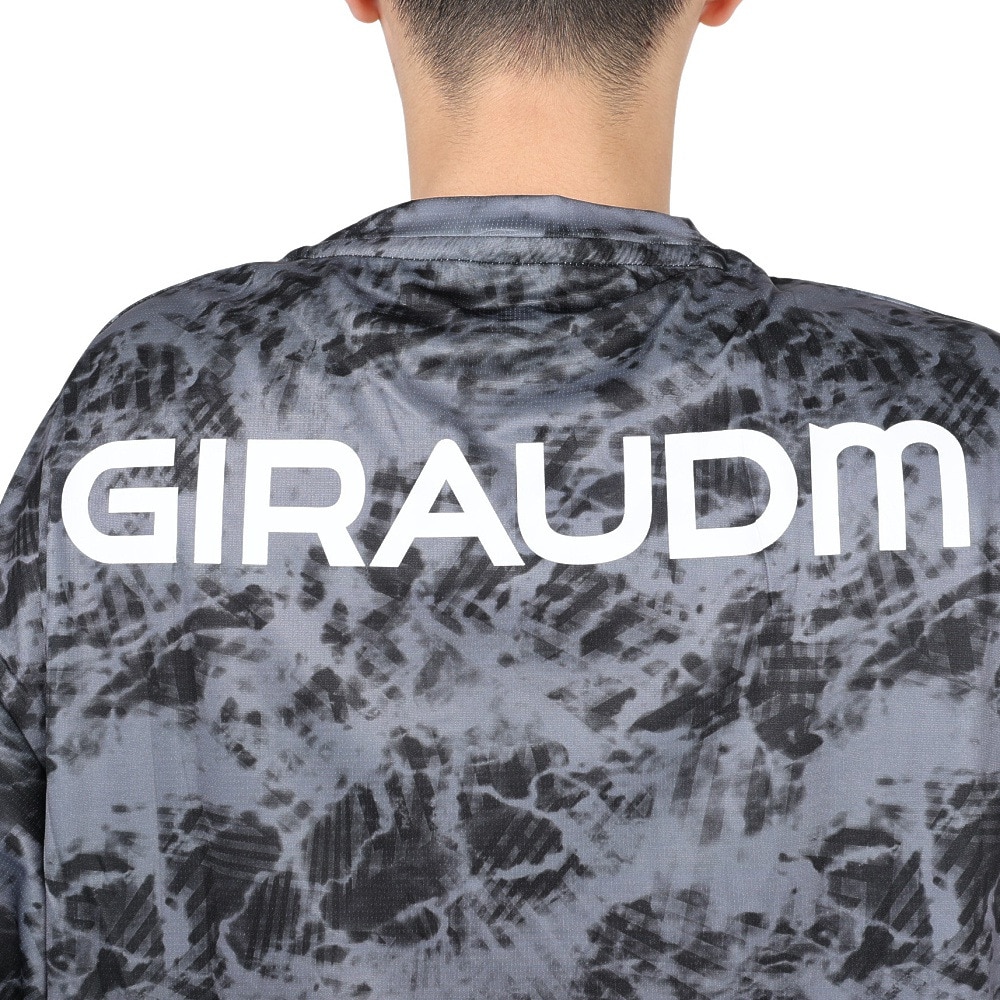 ジローム（GIRAUDM）（メンズ）半袖Tシャツ メンズドライ プリントメッシュTLF CT2S3336-TR863-DGSD BLK