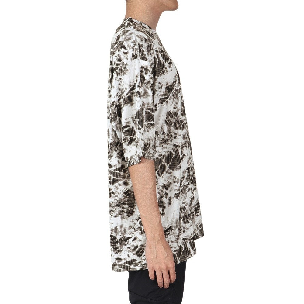 ジローム（GIRAUDM）（メンズ）半袖Tシャツ メンズ ドライ プリントメッシュTシャツ CT2S3336-TR863-DGSD WHT★★★