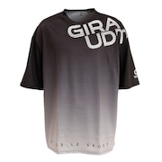 ジローム（GIRAUDM）（メンズ）半袖Tシャツ メンズ ドライ プリントメッシュTシャツ CT2S3337-TR863-DGSD BLK