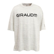 ジローム（GIRAUDM）（メンズ）半袖Tシャツ メンズ ドライ プリントメッシュTシャツ CT2S3338-TR863-DGSD WHT
