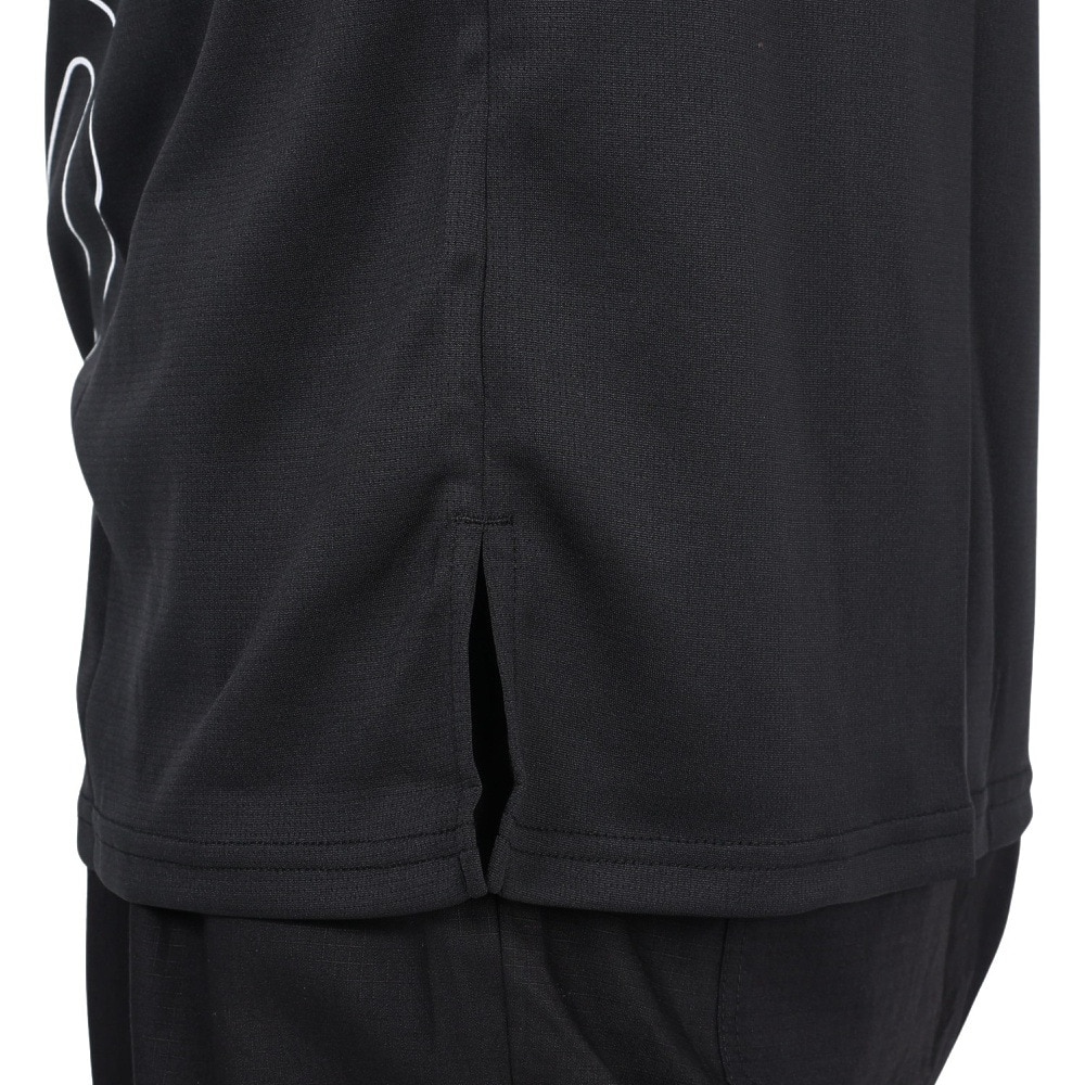 ジローム（GIRAUDM）（メンズ）半袖Tシャツ メンズ ドライ プリントメッシュTシャツ CT2S3339-TR863-DGSD BLK