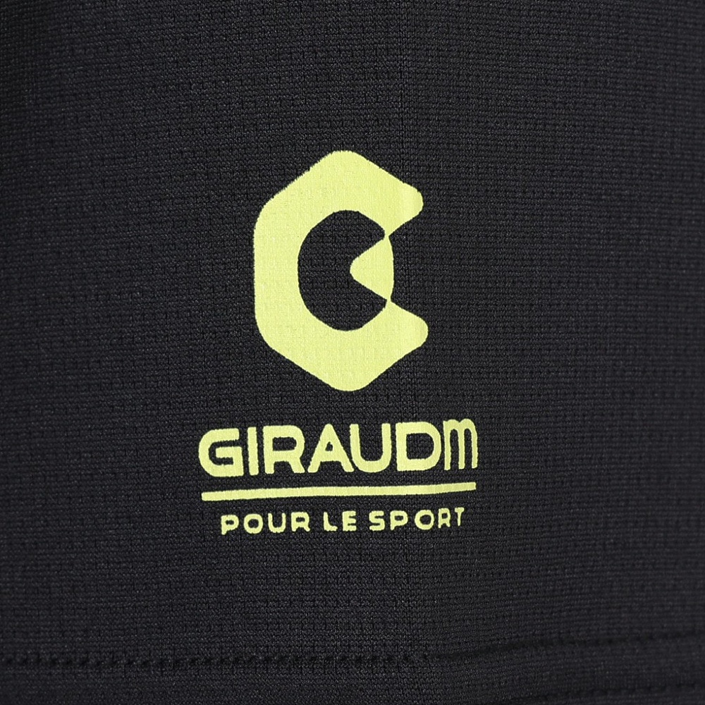 ジローム（GIRAUDM）（メンズ）半袖Tシャツ メンズ ドライ プリントメッシュTシャツ CT2S3339-TR863-DGSD BLK
