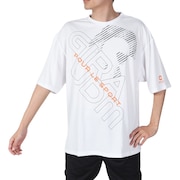 ジローム（GIRAUDM）（メンズ）半袖Tシャツ メンズ ドライ プリントメッシュTシャツ CT2S3339-TR863-DGSD WHT