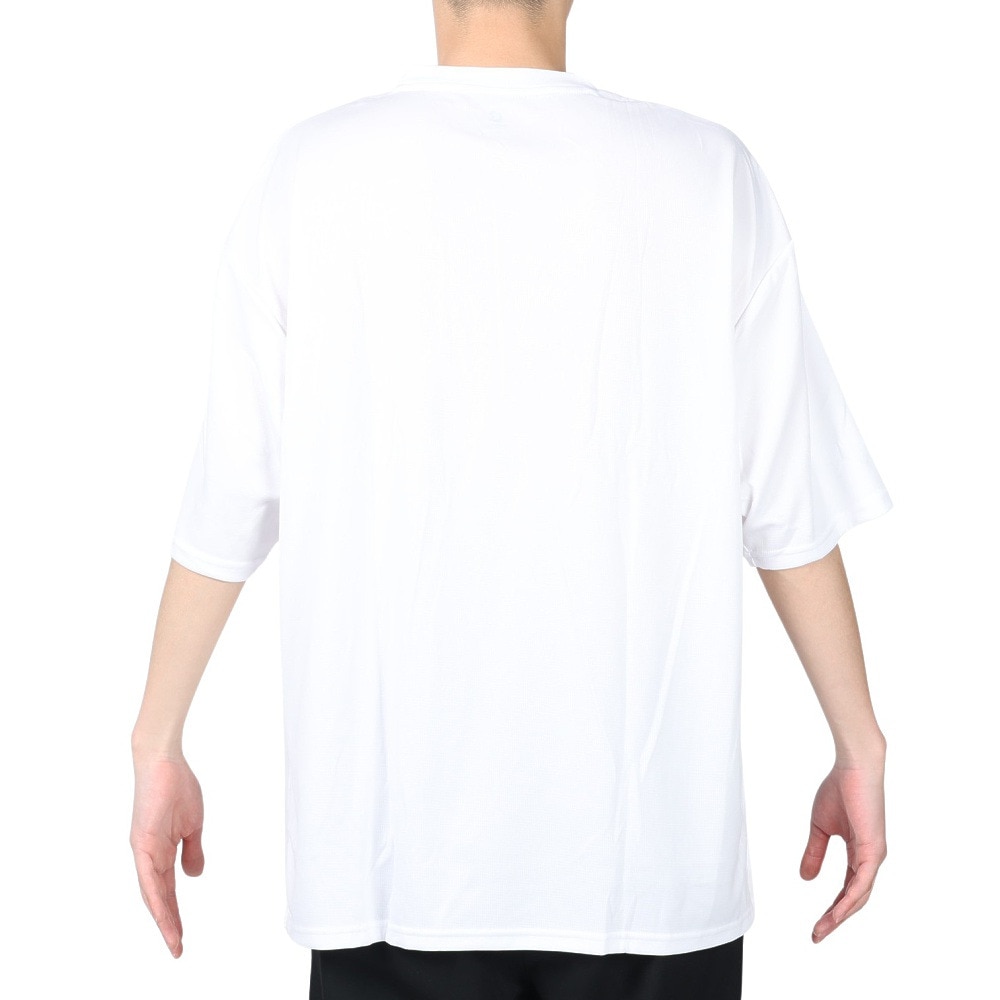 ジローム（GIRAUDM）（メンズ）半袖Tシャツ メンズ 白 ドライ プリント半袖Tシャツ CT2S3346-TR863-DGSD WHT