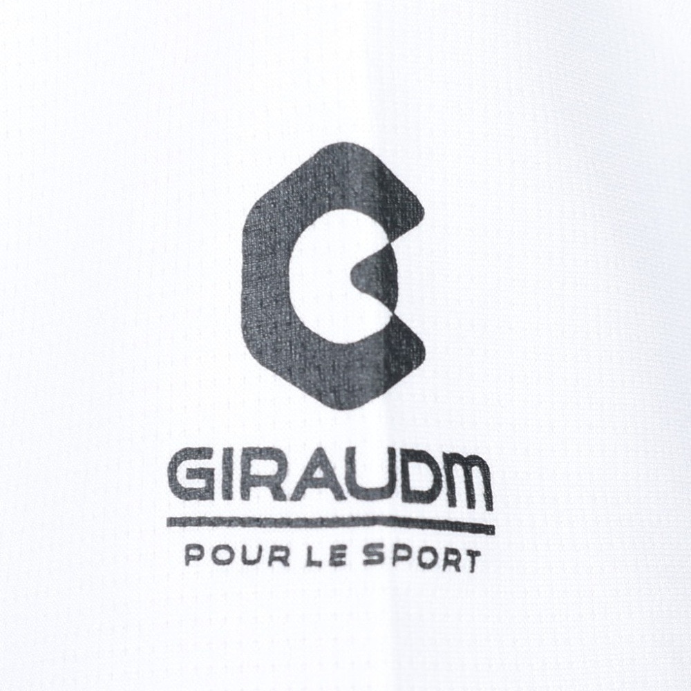 ジローム（GIRAUDM）（メンズ）半袖Tシャツ メンズ 白 ドライ プリント半袖Tシャツ CT2S3346-TR863-DGSD WHT