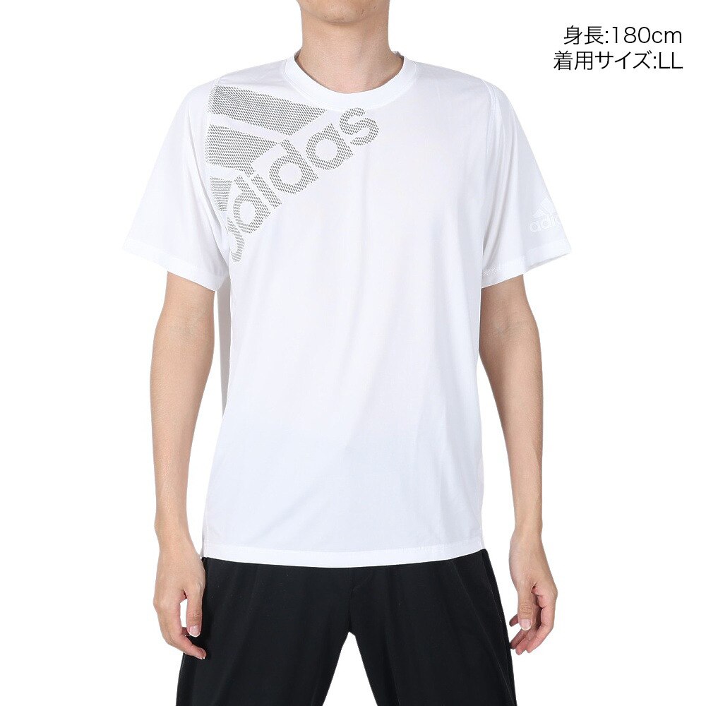 アディダス（メンズ）FreeLift バッジ オブ スポーツ グラフィック 半袖Tシャツ FSF86-DV1313