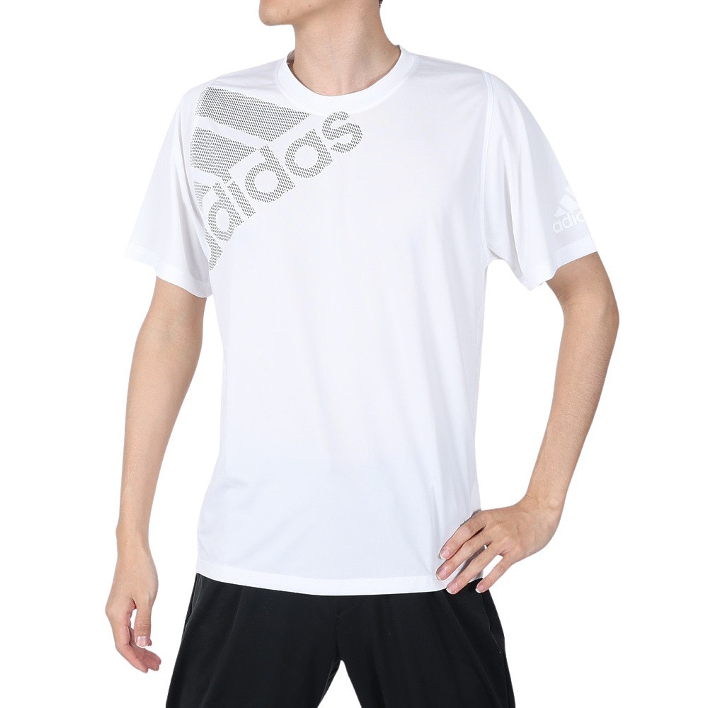 アディダス（adidas）（メンズ）FreeLift バッジ オブ スポーツ グラフィック 半袖Tシャツ FSF86-DV1313