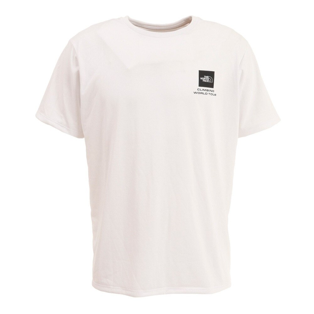 ショートスリーブクライミングワールドツアーtシャツ Nt W ノースフェイス スポーツ用品はスーパースポーツゼビオ