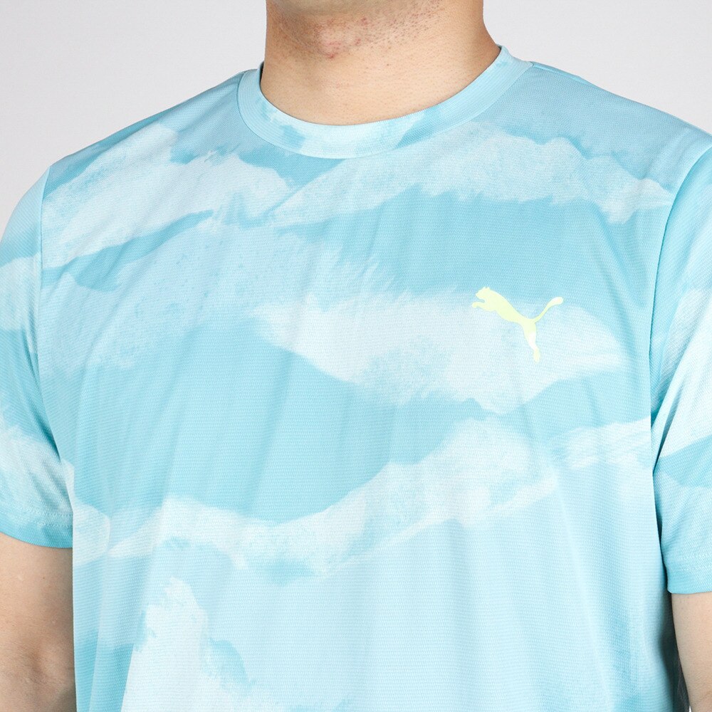 プーマ（PUMA）（メンズ）ドライ 速乾 ドライプラス AOP 半袖Tシャツ 522289 20 LBLU★★★