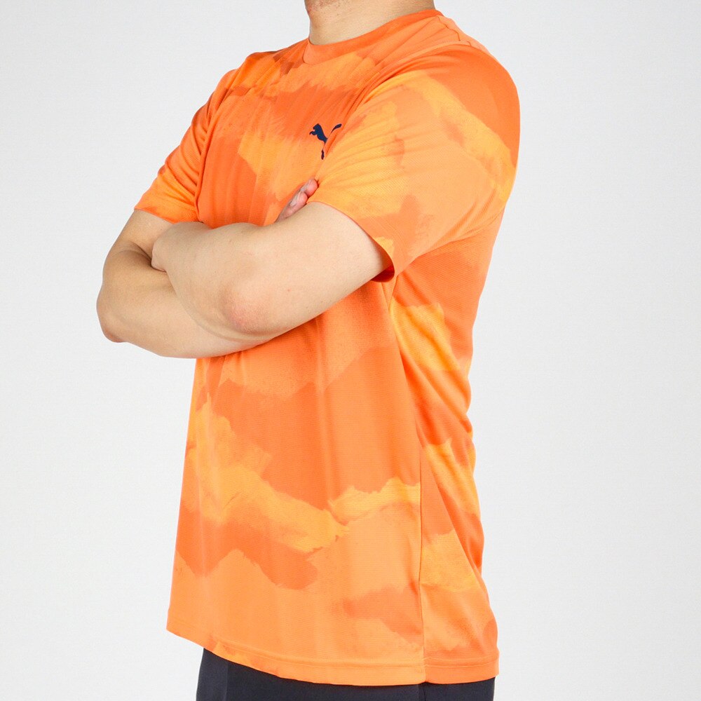 プーマ（PUMA）（メンズ）半袖Tシャツ メンズ ドライ 速乾 ドライプラス AOP 522289 39 ORG★★★