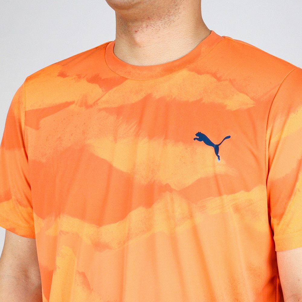 プーマ（PUMA）（メンズ）半袖Tシャツ メンズ ドライ 速乾 ドライプラス AOP 522289 39 ORG★★★