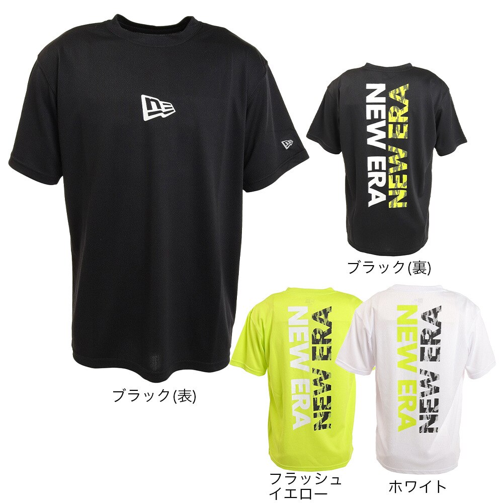 ニューエラ（NEW ERA）（メンズ）半袖 Tシャツ メンズ テック リア バーチカルロゴ 13264242