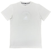 アディダス（adidas）（メンズ、レディース）T-shirts circle logo adiCL01-CS22 WHT/SLV