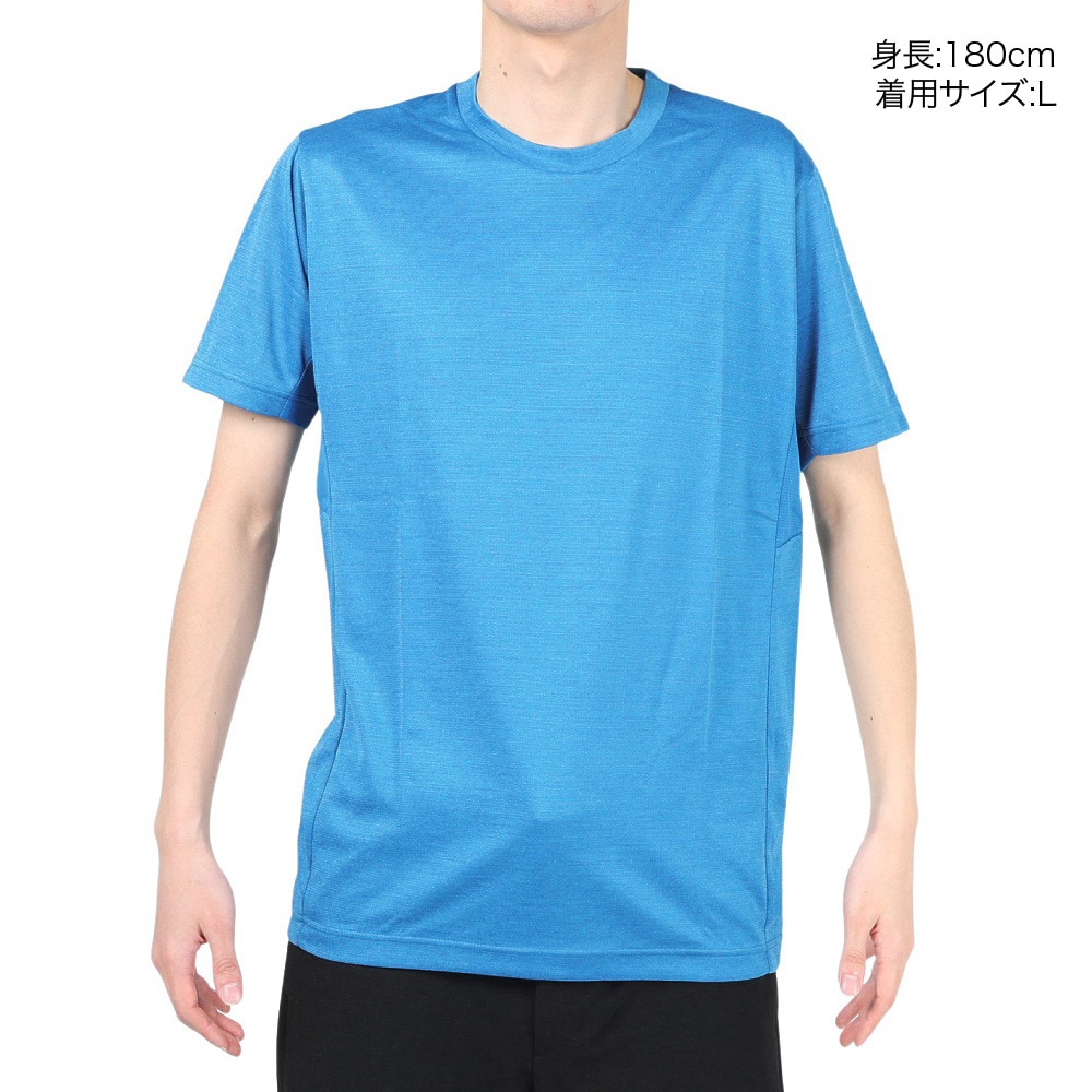 デュアリグ（DUARIG）（メンズ）半袖Tシャツ メンズ 高通気素材 VXBREEZE 杢調 SL A 2S3360-TRCT-863SPT BLU