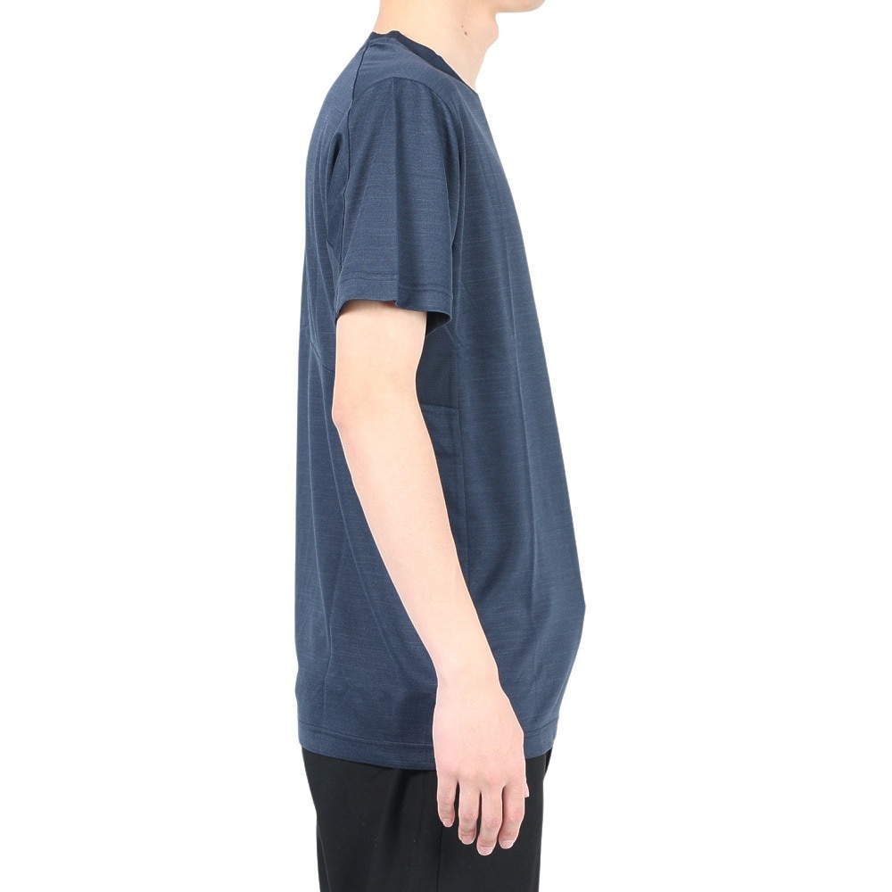 デュアリグ（DUARIG）（メンズ）半袖Tシャツ メンズ 高通気素材 VXBREEZE 杢調 SL A 2S3360-TRCT-863SPT NVY