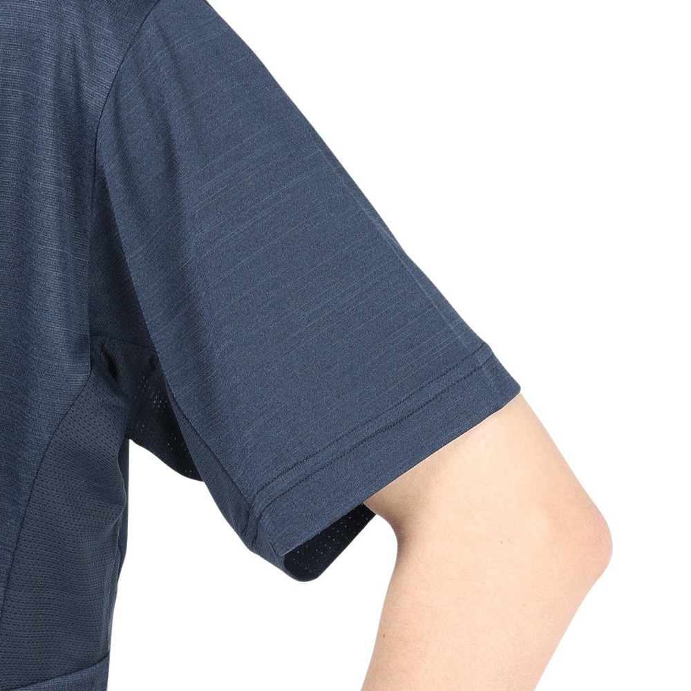 デュアリグ（DUARIG）（メンズ）半袖Tシャツ メンズ 高通気素材 VXBREEZE 杢調 SL A 2S3360-TRCT-863SPT NVY