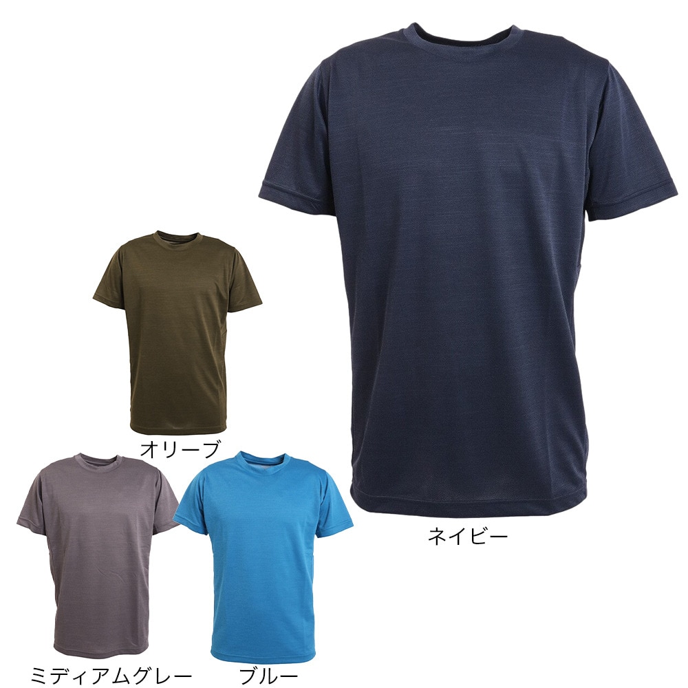 デュアリグ（DUARIG）（メンズ）半袖Tシャツ メンズ 高通気素材 VXBREEZE 杢調 SL A 2S3360-TRCT-863SPT OLIVE