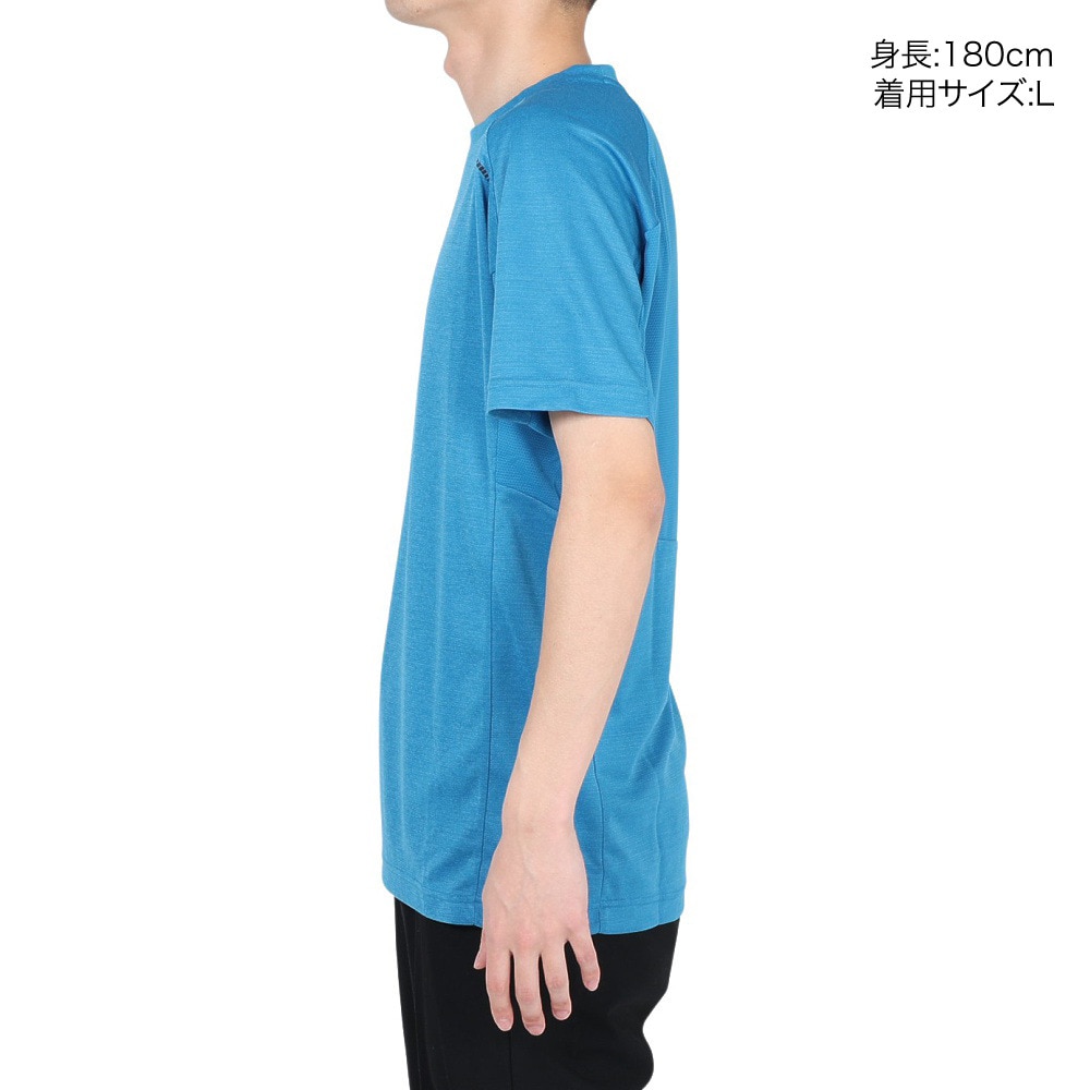 デュアリグ（DUARIG）（メンズ）半袖Tシャツ メンズ高通気素材 VXBREEZE 杢調 SL B 2S3361-TRCT-863SPT BLU