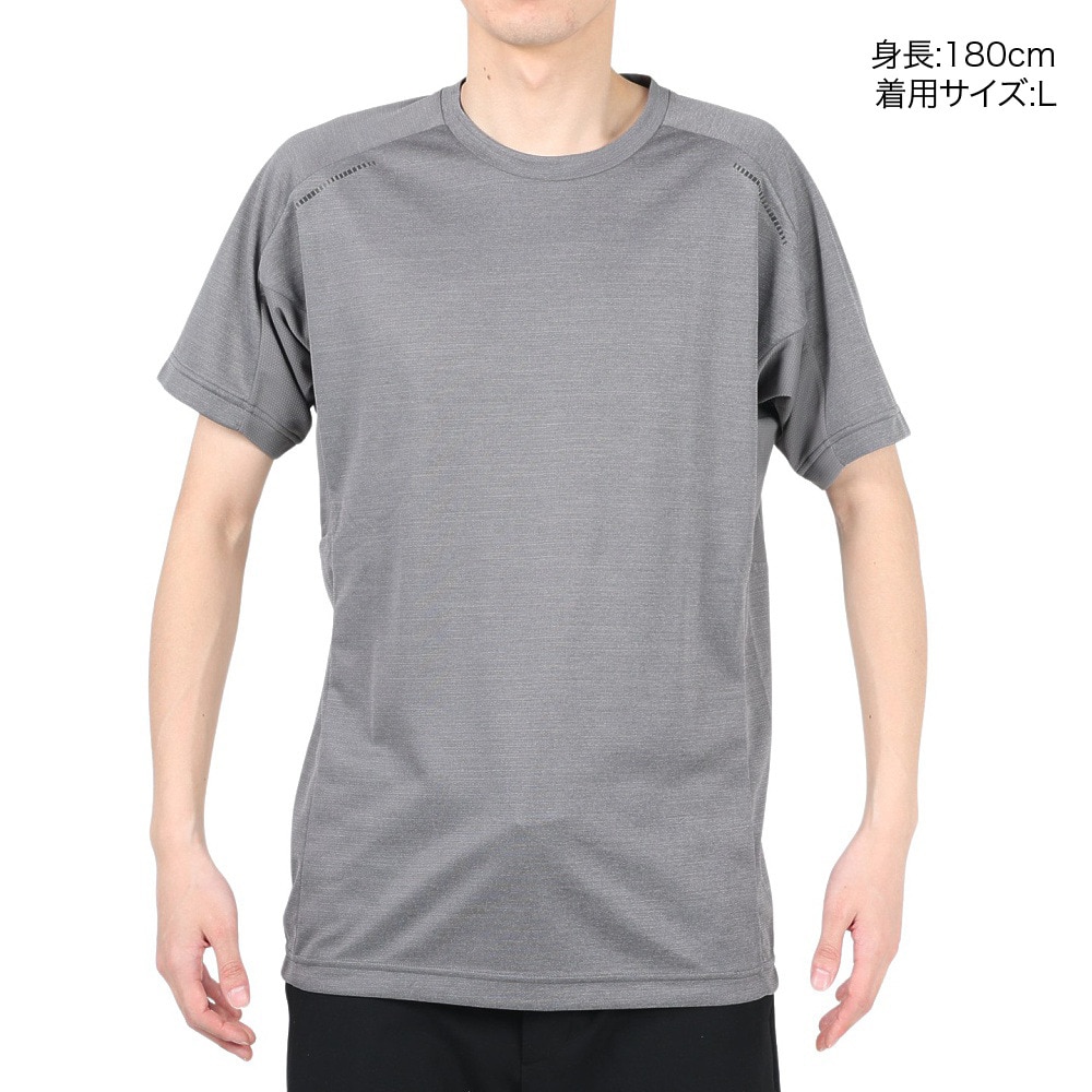 デュアリグ（DUARIG）（メンズ）半袖Tシャツ メンズ 高通気素材 VXBREEZE 杢調 SL B 2S3361-TRCT-863SPT MGRY