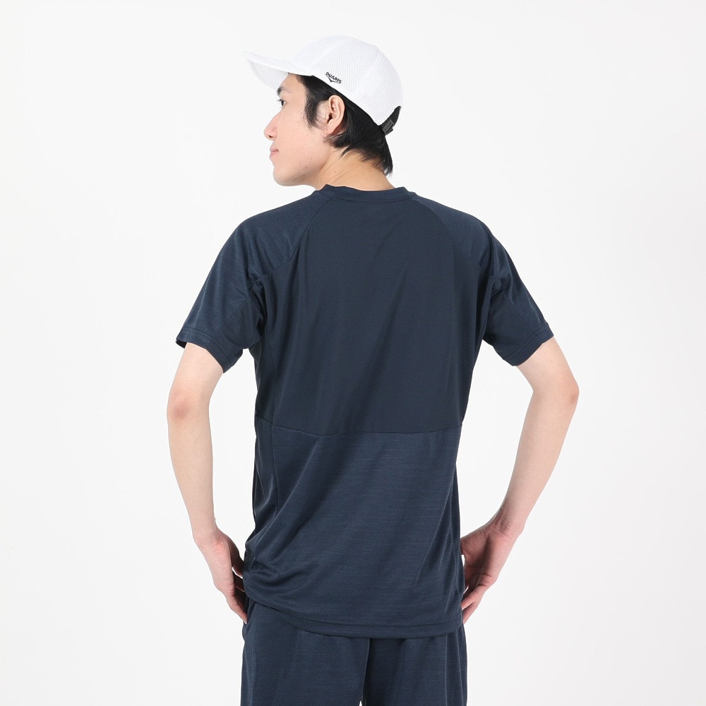 デュアリグ（DUARIG）（メンズ）半袖Tシャツ メンズ 高通気素材 VXBREEZE 杢調 SL B 2S3361-TRCT-863SPT NVY
