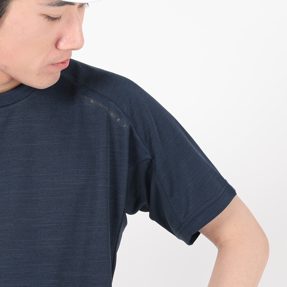 デュアリグ（DUARIG）（メンズ）半袖Tシャツ メンズ 高通気素材 VXBREEZE 杢調 SL B 2S3361-TRCT-863SPT NVY
