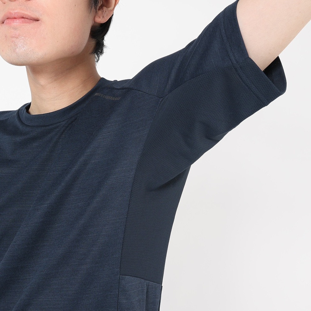 デュアリグ（DUARIG）（メンズ）半袖Tシャツ メンズ 高通気素材 VXBREEZE 杢調 SL B 2S3361-TRCT-863SPT NVY