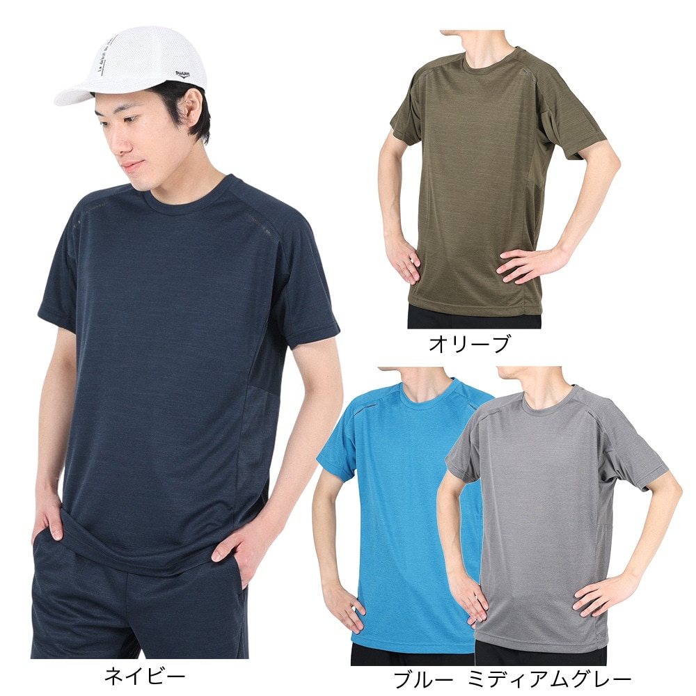 デュアリグ（DUARIG）（メンズ）半袖Tシャツ メンズ 高通気素材 VXBREEZE 杢調 SL B 2S3361-TRCT-863SPT MGRY