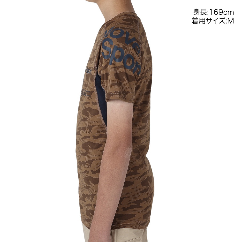 デサント（DESCENTE）（メンズ）半袖Tシャツ メンズ MOTION FREE FIT DMMQJA57 BG コンプレッションウェア