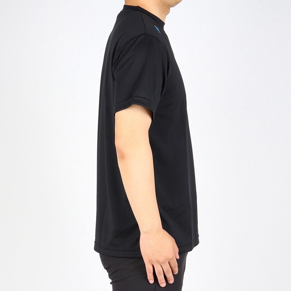デサント（DESCENTE）（メンズ）半袖シャツ メンズ 黒 接触冷感 ドライプラス DX-C1710XB BK