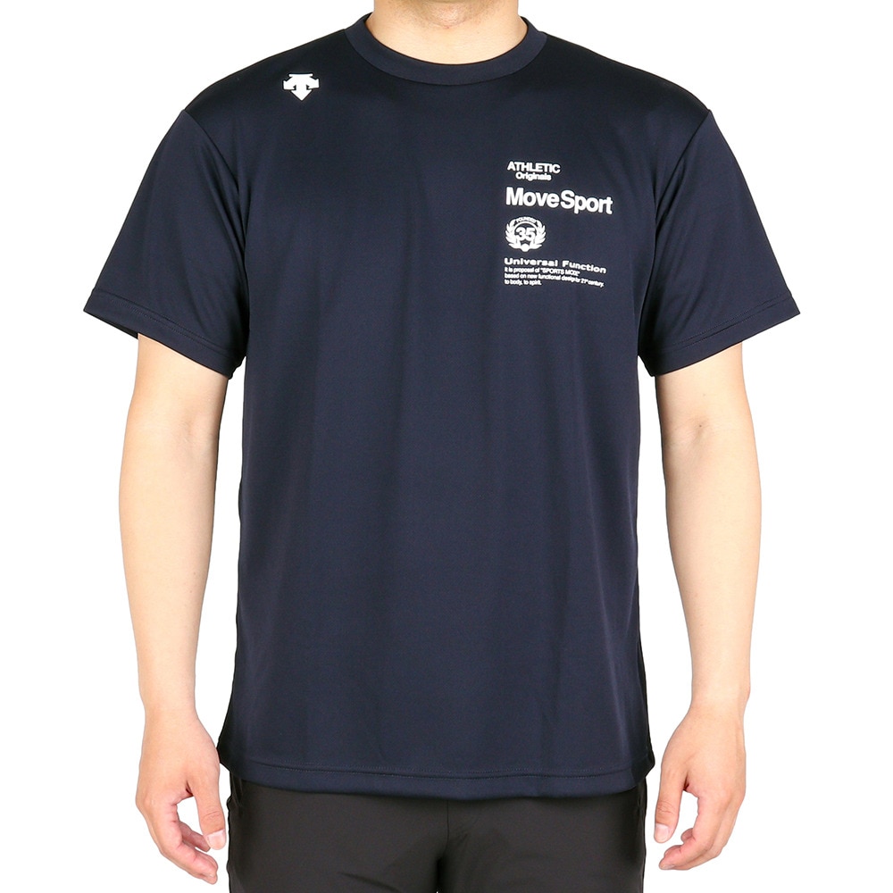 デサント（DESCENTE）（メンズ）半袖Tシャツ メンズ 接触冷感 ドライ 速乾 ドライプラス DX-C1710XB NV★★★