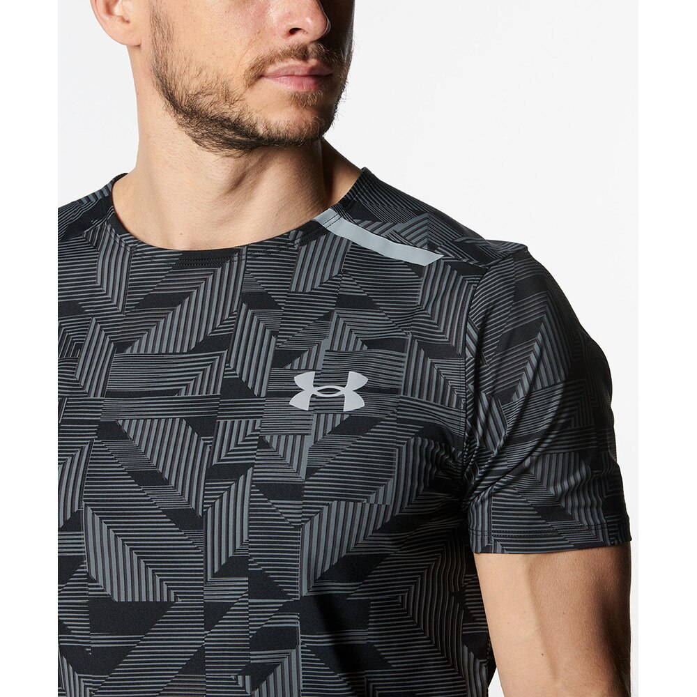 アンダーアーマー（UNDER ARMOUR）（メンズ）半袖Tシャツ メンズ 冷感 吸汗速乾 ISO-CHILL  PRINTED 1378354 001