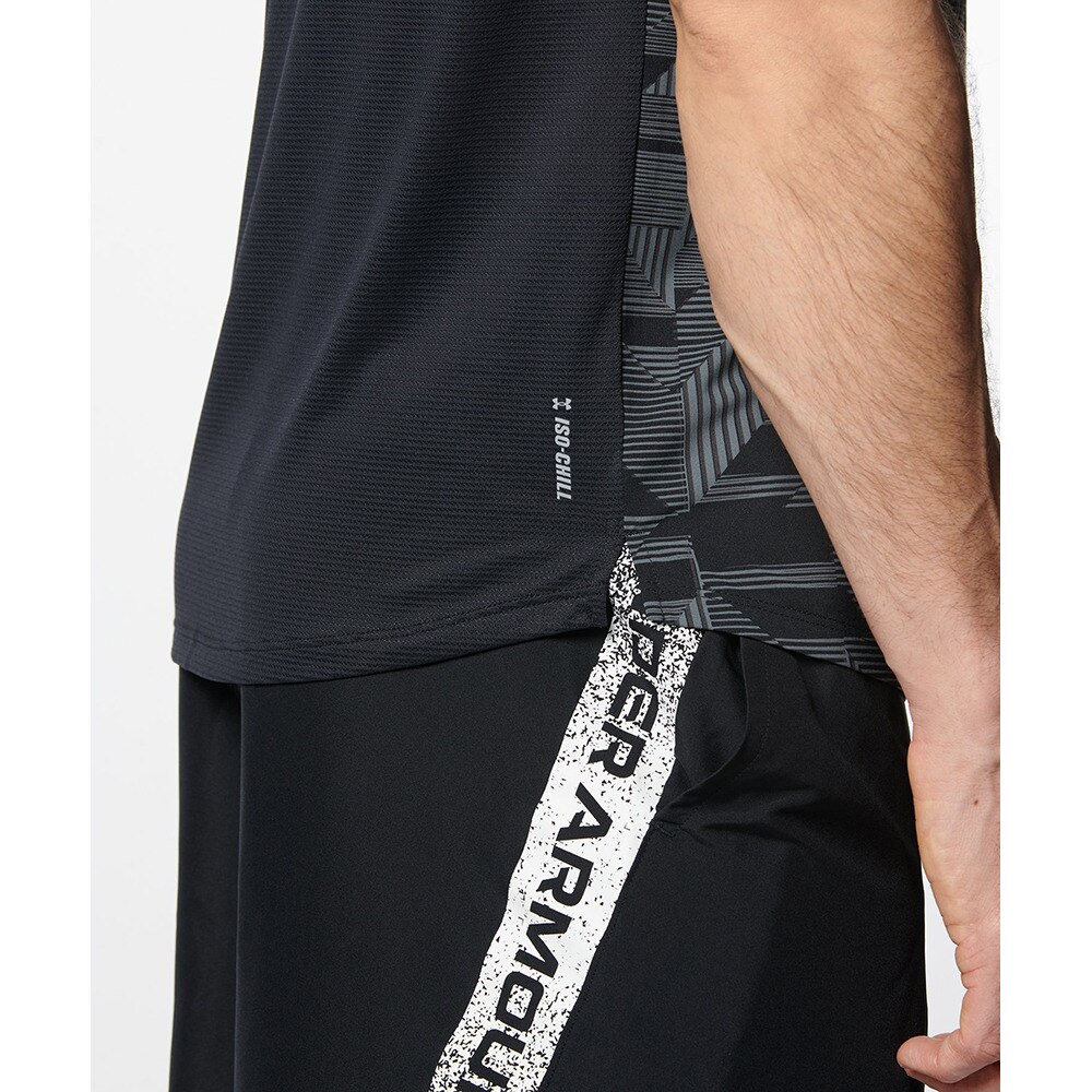 アンダーアーマー（UNDER ARMOUR）（メンズ）半袖Tシャツ メンズ 冷感 吸汗速乾 ISO-CHILL  PRINTED 1378354 001