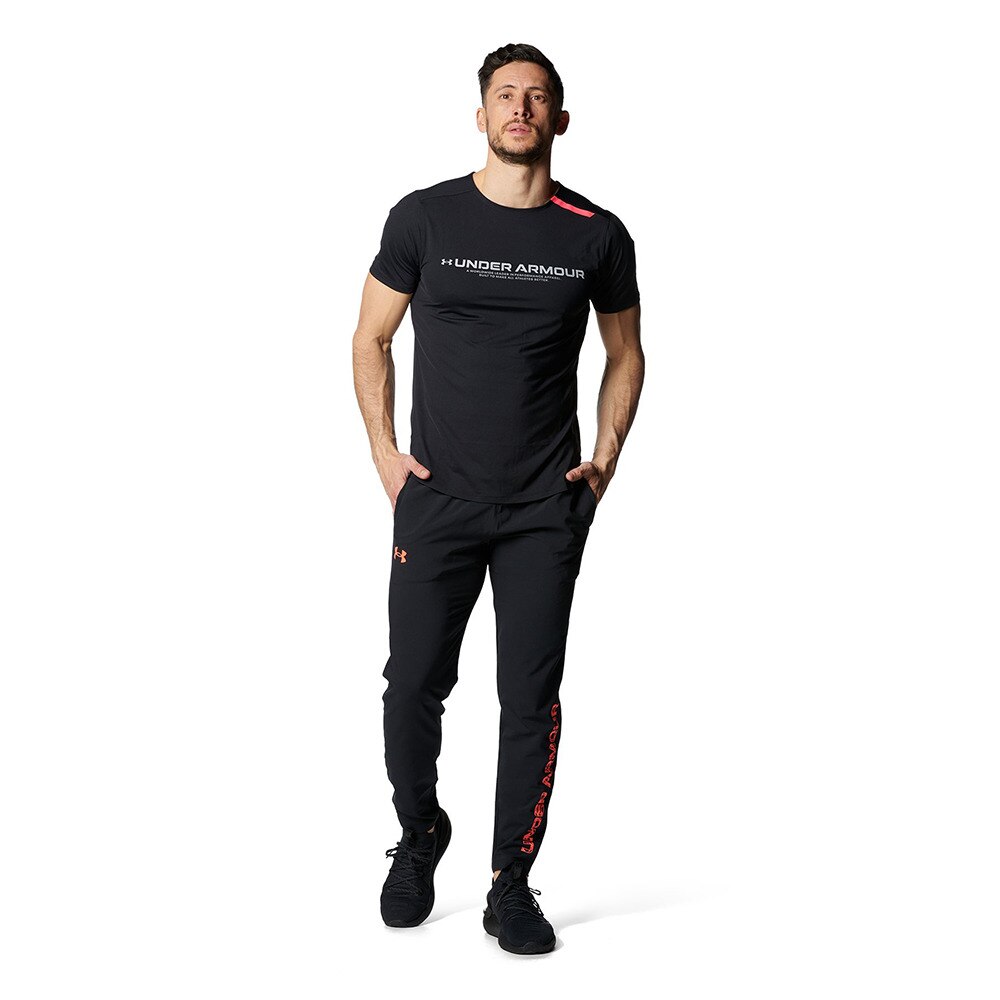 アンダーアーマー（UNDER ARMOUR）（メンズ）Tシャツ 半袖 メンズ 黒 ISO-CHILL GRAPHIC 1378355 001