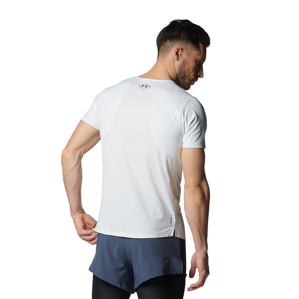 アンダーアーマー（UNDER ARMOUR）（メンズ）半袖Tシャツ メンズ 白 ISO-CHILL GRAPHIC AR4999-394