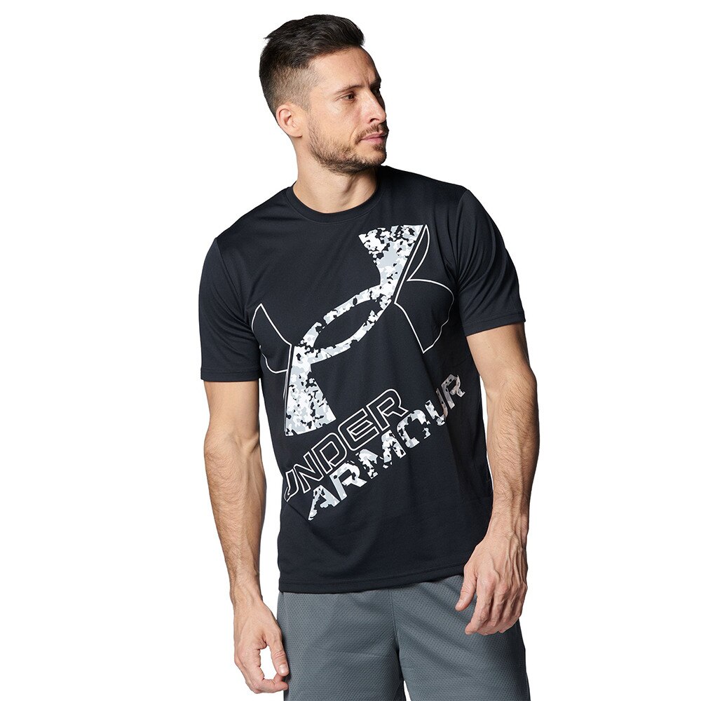 アンダーアーマー（UNDER ARMOUR）（メンズ）半袖Tシャツ メンズ テック エクストララージロゴ 1378362 001 ドライ 吸水速乾