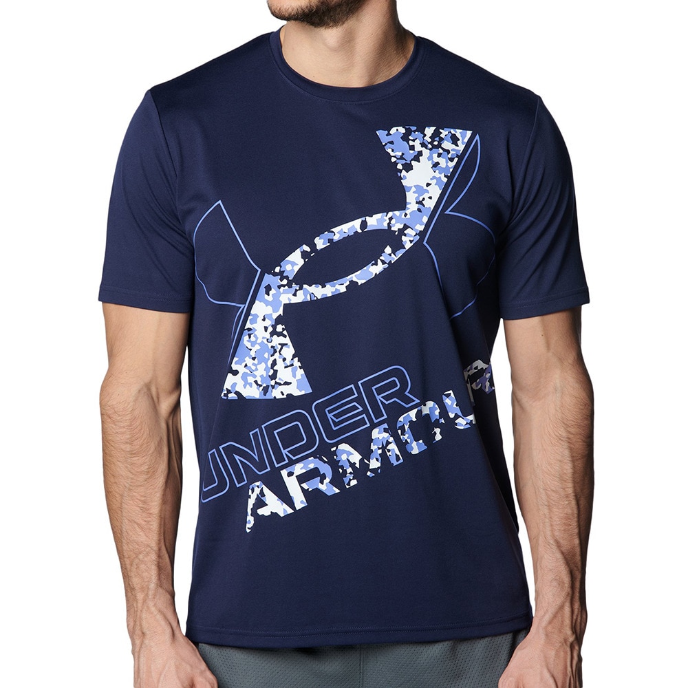 アンダーアーマー（UNDER ARMOUR）（メンズ）半袖Tシャツ メンズ テック  エクストララージロゴ 1378362 410