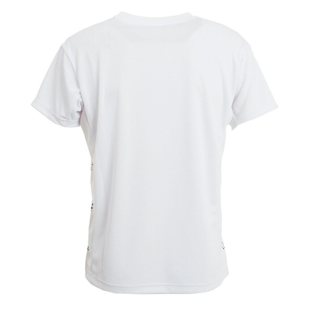 デサント（DESCENTE）（メンズ）ドライ 速乾 UV クール SUNSCREEN ヘザー半袖シャツ DMMTJA51 WH