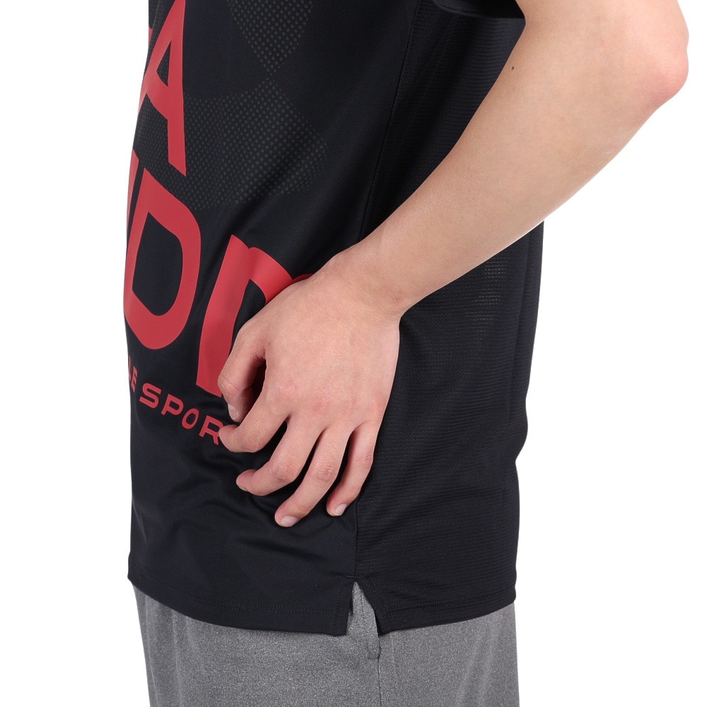 ジローム（GIRAUDM）（メンズ）半袖Tシャツ メンズ ドライプラスクール プリント CT3S0028-TR863-GRHD BLK