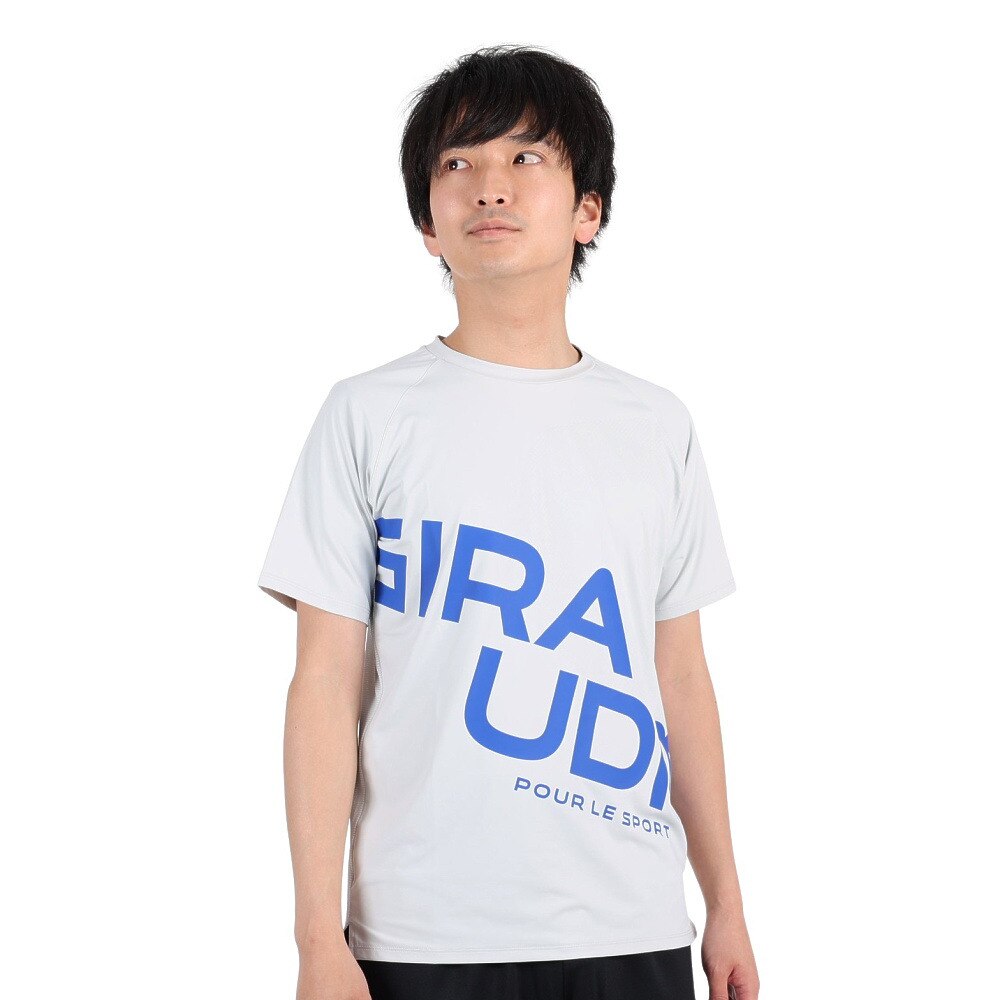 ジローム（GIRAUDM）（メンズ）半袖Tシャツ メンズ ドライプラスクール プリント CT3S0028-TR863-GRHD IGRY