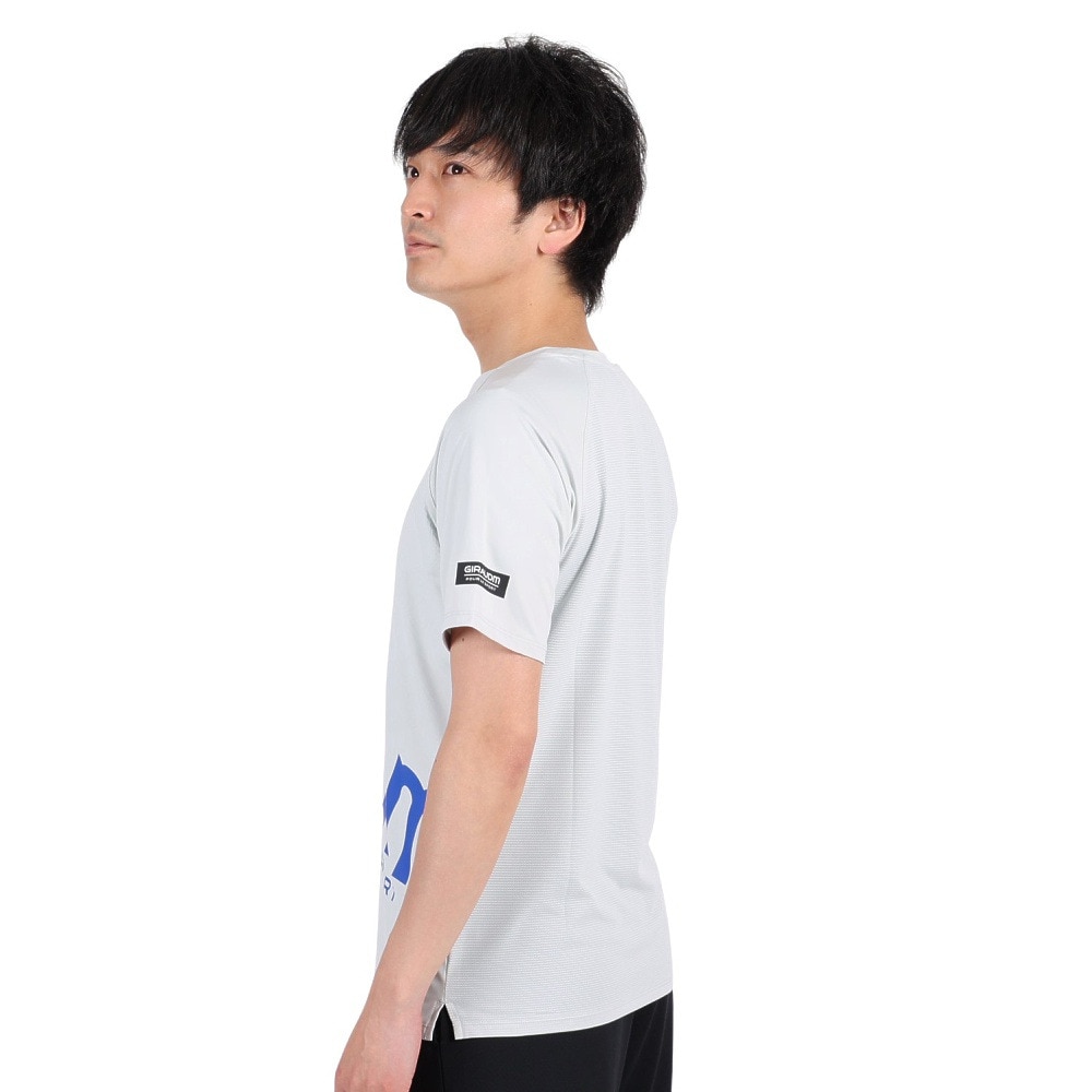 ジローム（GIRAUDM）（メンズ）半袖Tシャツ メンズ ドライプラスクール プリント CT3S0028-TR863-GRHD IGRY