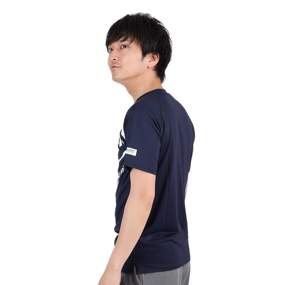 ジローム（GIRAUDM）（メンズ）半袖Tシャツ メンズ ドライプラスクール CT3S0029-TR863-GRHD NVY