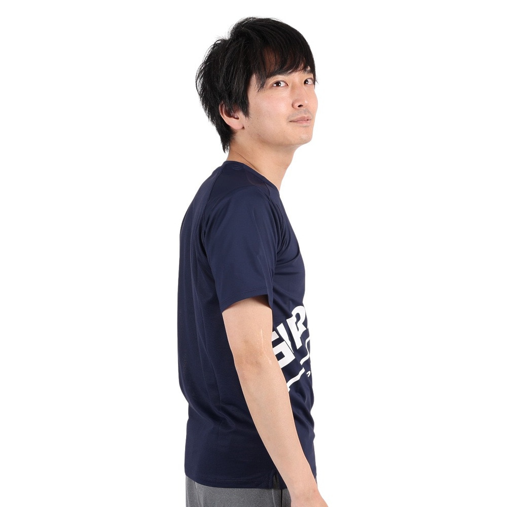 ジローム（GIRAUDM）（メンズ）半袖Tシャツ メンズ ドライプラスクール CT3S0029-TR863-GRHD NVY