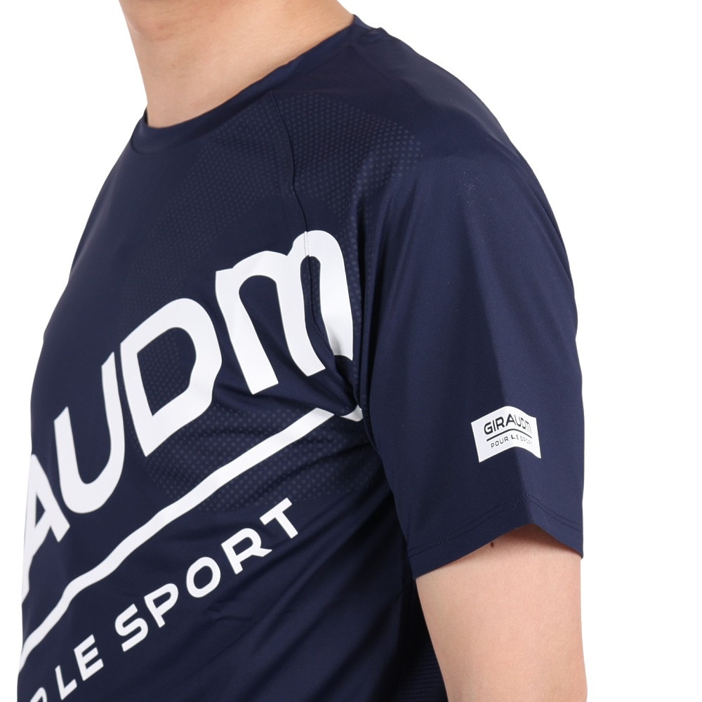ジローム（GIRAUDM）（メンズ）半袖Tシャツ メンズ ドライプラスクール CT3S0029-TR863-GRHD NVY