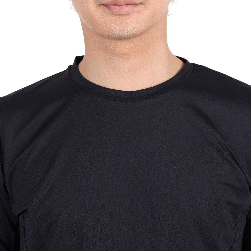ジローム（GIRAUDM）（メンズ）半袖Tシャツ メンズ ドライプラスクール プリント CT3S0030-TR863-GRHD BLK