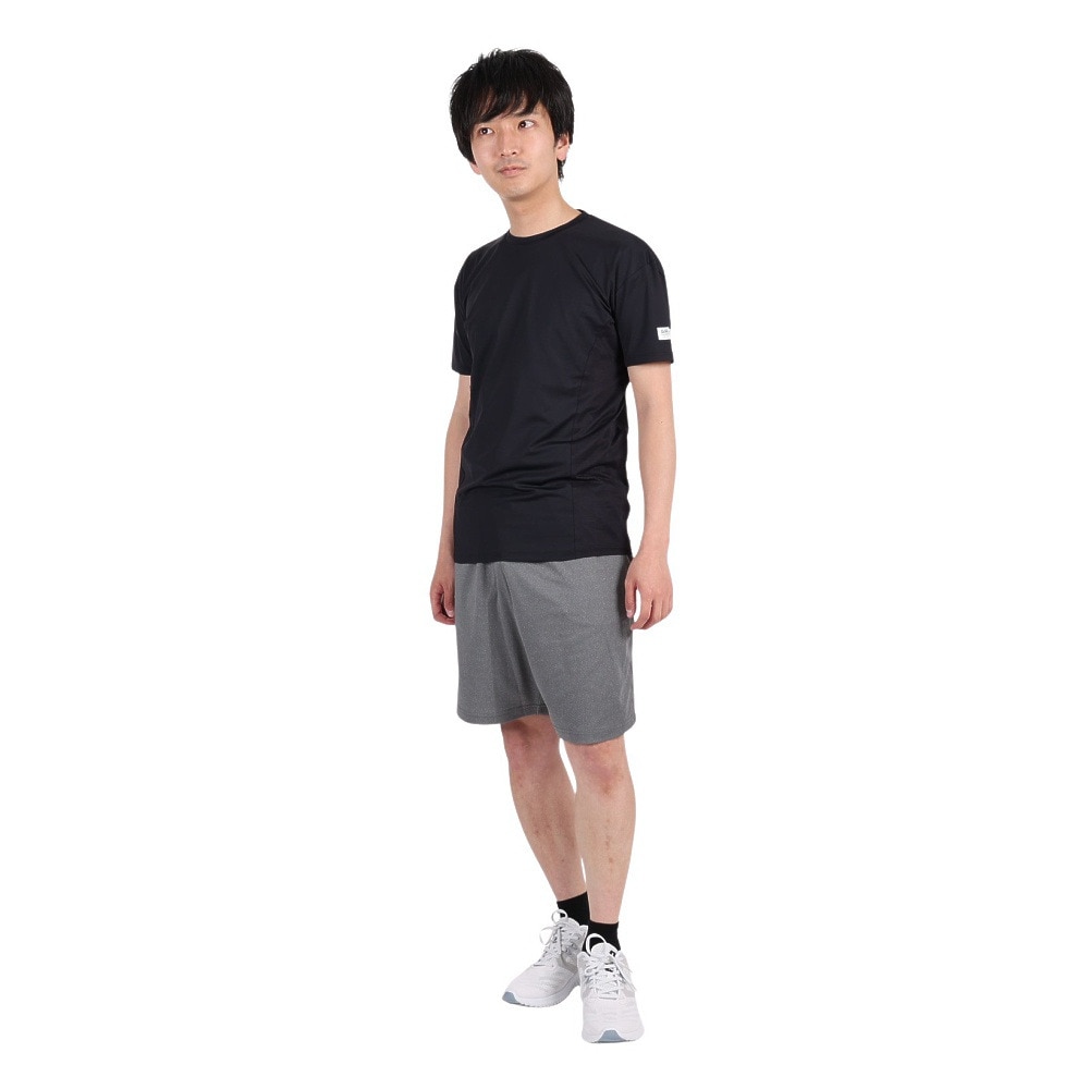 ジローム（GIRAUDM）（メンズ）半袖Tシャツ メンズ ドライプラスクール プリント CT3S0030-TR863-GRHD BLK