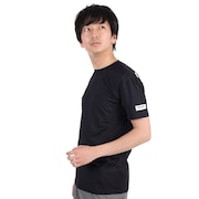 ジローム（GIRAUDM）（メンズ）半袖Tシャツ メンズ ドライプラスクール プリント CT3S0030-TR863-GRHD BLK