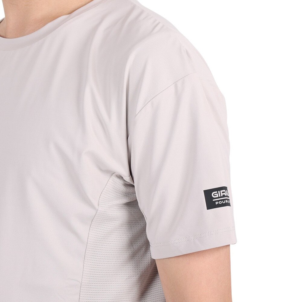 ジローム（GIRAUDM）（メンズ）半袖Tシャツ メンズ ドライプラスクール CT3S0031-TR863-GRHD BEG