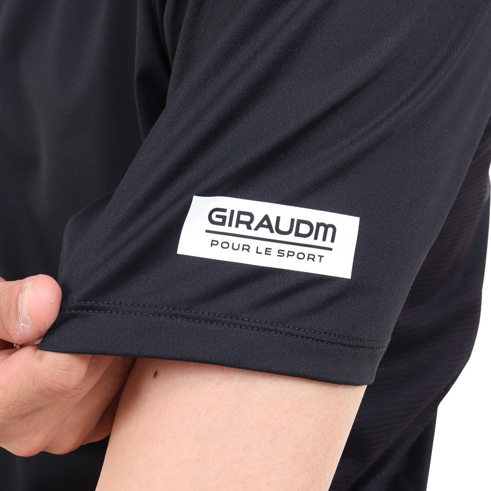 ジローム（GIRAUDM）（メンズ）半袖Tシャツ メンズ ドライプラスクール CT3S0031-TR863-GRHD BLK